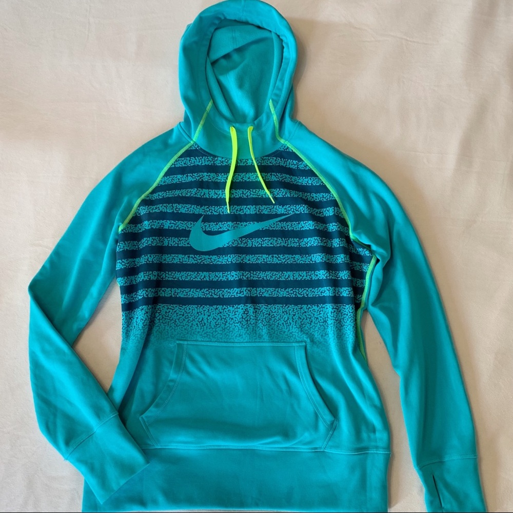 Nike therma-fit striped hoodie